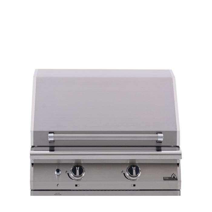 PGS Legacy Series S27LP Newport 30 Inch Liquid Propane Outdoor Patio Gas Grill Head - 27 x 30 x 24 in. - Stainless Steel Color