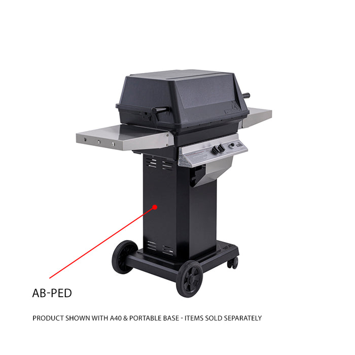 PGS A-Series AB PED Patio Gas Grill Pedestal - Black Color