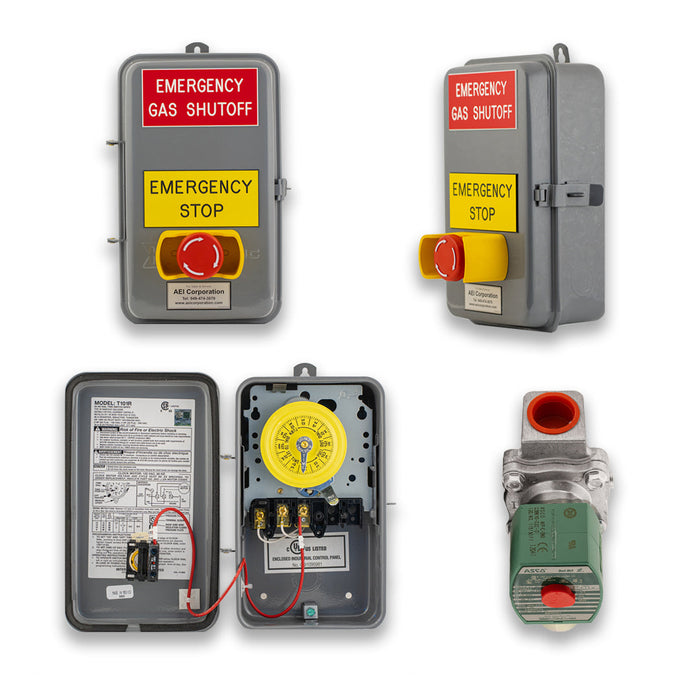 PGS Patio Grill Part - EMERGENCY STOP GAS TIMER ASSEMBLY W SOLENOID