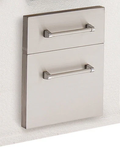 PGS Legacy Series M2DS 2 Drawer Set Outdoor Patio Gas Grill Accessory (Masonry Installation)