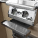PGS Legacy Series DSBKLMSNG Natural Gas Dual Side Burner Outdoor Patio Gas Grill Accessory Masonry Installation - 27 x 15 x 12 in. - Stainless Steel Color