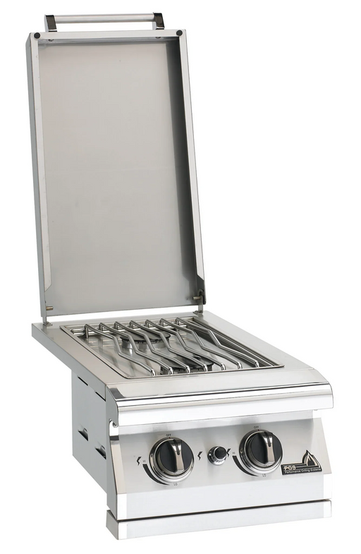 PGS Legacy Series DSBKLMSNG Natural Gas Dual Side Burner Outdoor Patio Gas Grill Accessory (Masonry Installation)
