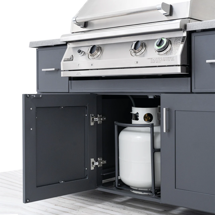PGS Legacy Series 57 MOD 57 Inch Gensun Modano Island For Newport Outdoor Patio Gas Grill