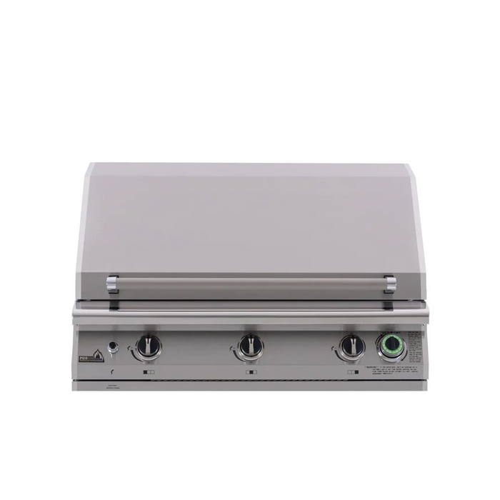 PGS Legacy Series S36T Pacifica 39 Inch Outdoor Patio Gas Grill Head (Gourmet) with Timer