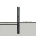 PGS A-Series APP Permanent Mounting Post for Natural Gas Outdoor Patio Gas Grill