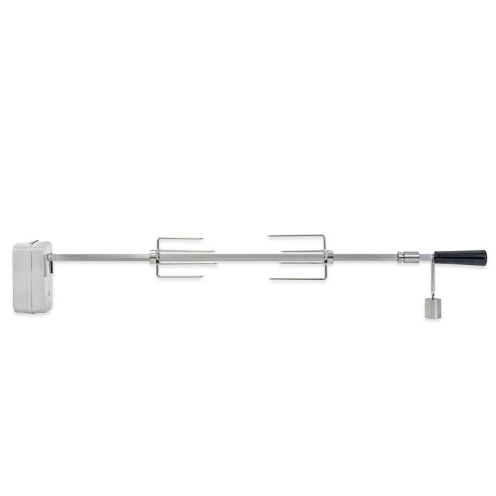 PGS Legacy Series RK27L Rotisserie Kit With Light For 30 Inch Newport Outdoor Patio Gas Grill Head