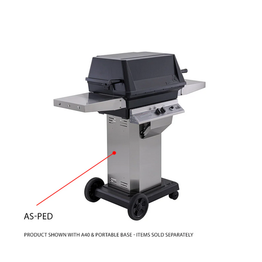 PGS A-Series AS PED Stainless Steel Pedestal Kit for Outdoor Patio Gas Grill