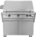 PGS Legacy Series S36RLP Pacifica 39 Inch Liquid Propane Outdoor Patio Gas Grill Head Gourmet on S36CART Wheeled Cart Base