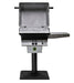 PGS T-Series T30LP 20 Inch Liquid Propane Outdoor Patio Gas Grill Head with Timer on AMPB Black Stationary Mounting Post